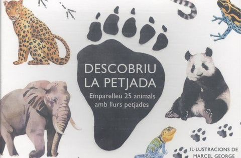  (CAT).DESCOBRIU LA PETJADA:EMPARELLEU 25 ANIMALS 