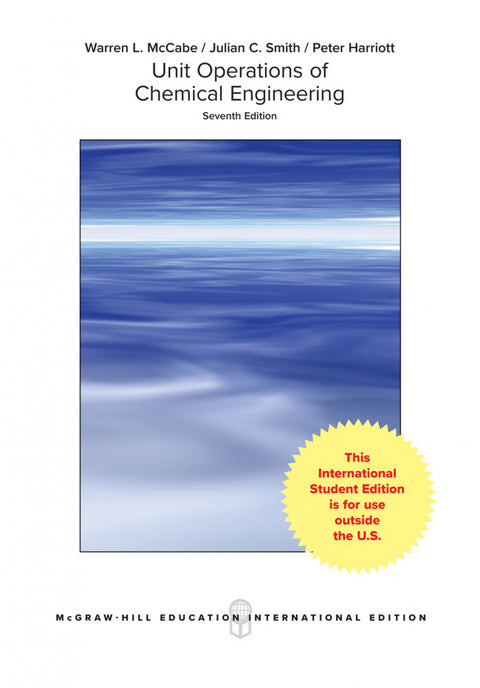  Unit Operations of Chemical Engineering 