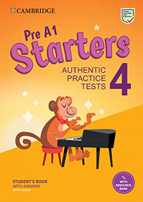  Pre A1 Starters 4. Practice Tests with Answers, Audio and Resource Bank 