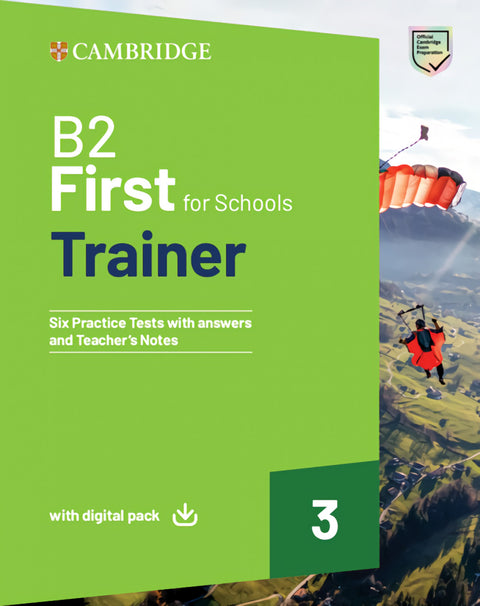  B2 First For Schools Trainer 3 Trainer with Answers with Digital Pack 
