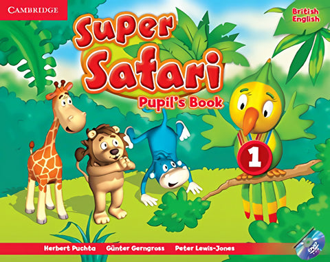  Super safari 1 pupils book 3 años (+dvd) 