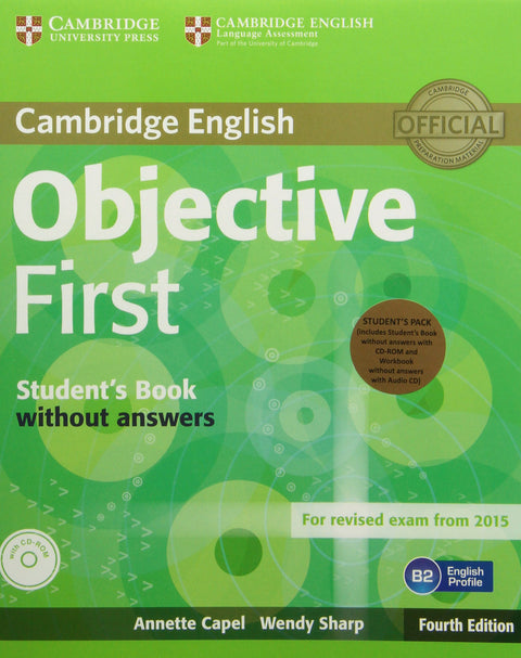  Objective first pack. St-key+cdrom+audio cd. 4ªed 