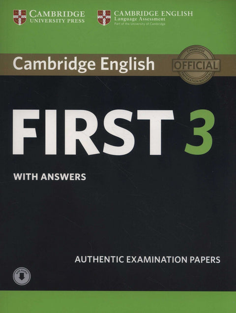  CAMBRIDGE FIRST CERTIFICATE 3 SELF STUDY PACK 