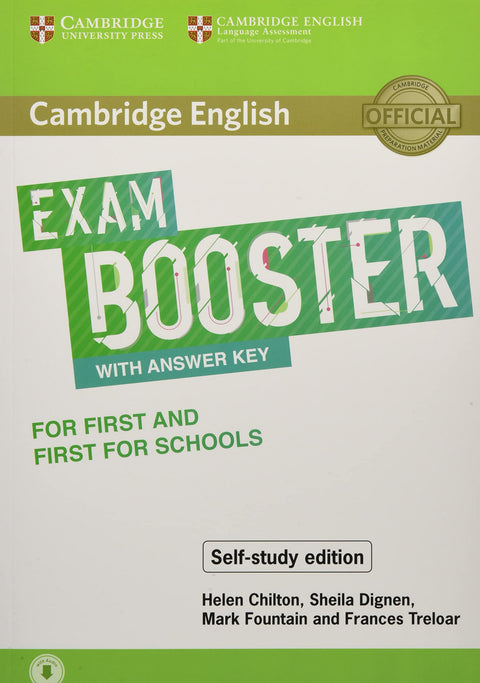  CAMBRIDGE ENGLISH EXAM BOOSTER WITH ANSWER KEY FOR FIRST AND FIRST FOR SCHOOLS 