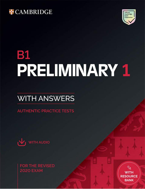  B1 Preliminary 1 for revised exam from 2020. Student's Book with 