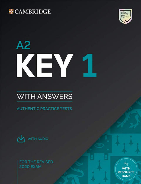  A2 KEY 1 FOR REVISED EXAM STUDENT'S + KEY + AUDIO 2020 