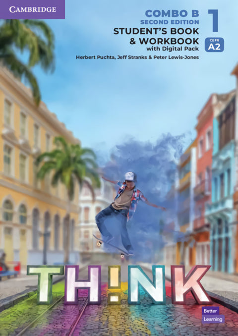  Think Level 1 Student's Book and Workbook with Digital Pack Combo B British English 