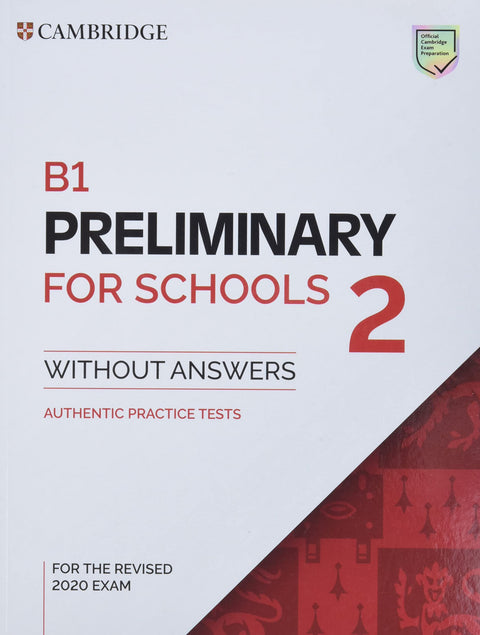  B1 PRELIMINARY FOR SCHOOLS 2 ST WITHOUT ANSWERS 22 