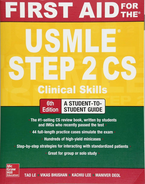 FIRST AID FOR THE USMLE STEP 2 CS 