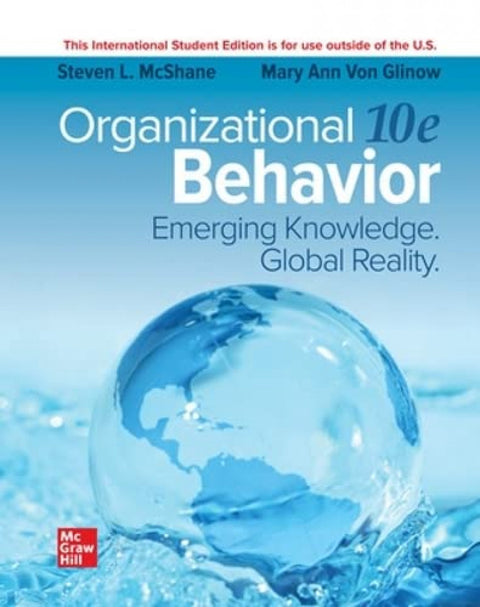  ORGANIZATIONAL BEHAVIOR 