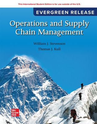  OPERATIONS AND SUPPLY CHAIN MANAGEMENT 