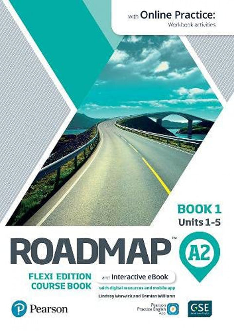  ROADMAP A2 FLEXI EDITION COURSE BOOK 1 WITH EBOOK AND ONLINE PRACTICE 