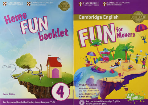  FUN FOR MOVERS STUDENT + HOME FUN BOOKLET +ONLINE ACTIVITIES 