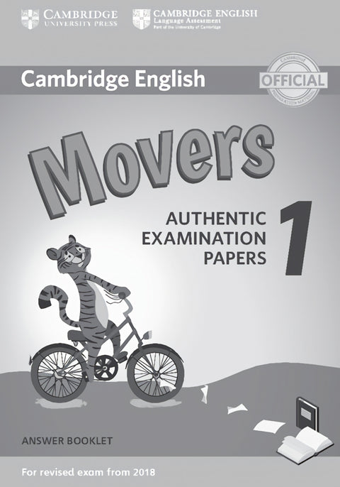  MOVERS 1  ANSWER KEY CAMBRIDGE YOUNG LEARNERS ENGLISH TESTS 2018 