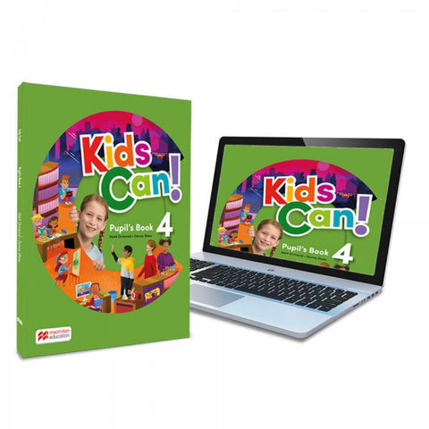  KIDS CAN! 4 Pupil's Book: libro de texto de inglés impreso con acceso a la versión digital 