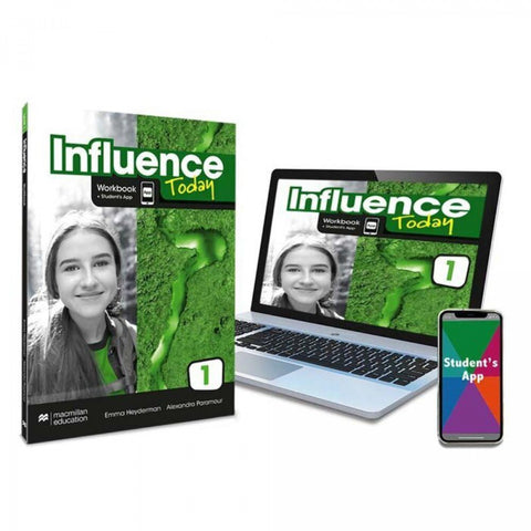  INFLUENCE TODAY 1 Workbook, Competence Evaluation Tracker y Student's App 