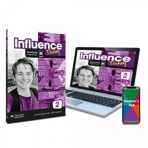  INFLUENCE TODAY 2 Workbook, Competence Evaluation Tracker y Student's App 