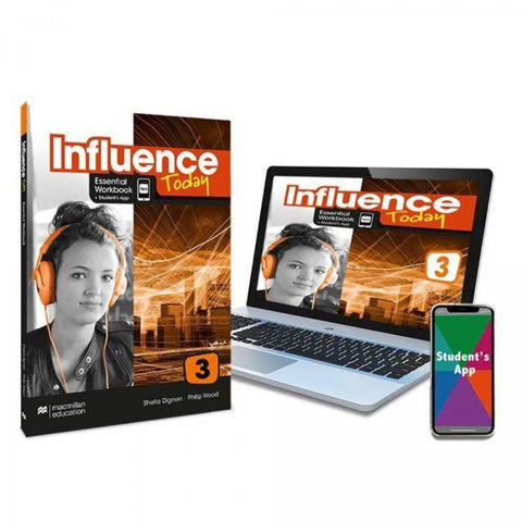  INFLUENCE TODAY 3 Essential Workbook, Competence Evaluation Tracker y Student's App 