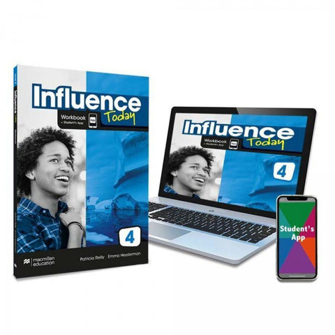  INFLUENCE TODAY 4 Workbook, Competence Evaluation Tracker y Student's App 