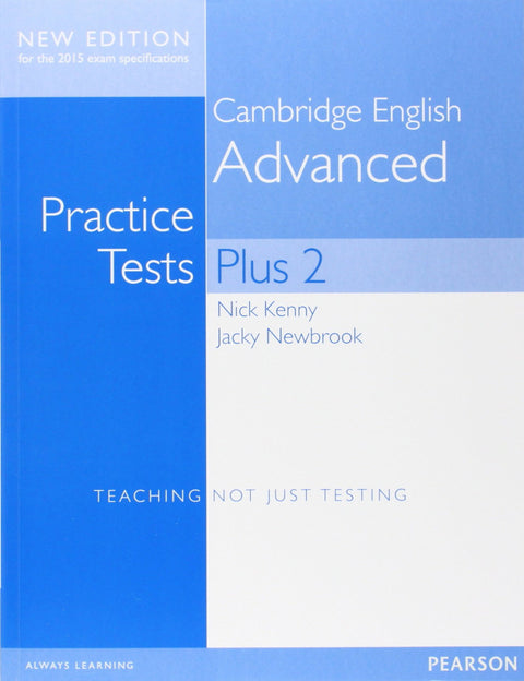  Cambridge Advanced Volume 2 Practice Tests Plus New Edition Students' Book without Key 