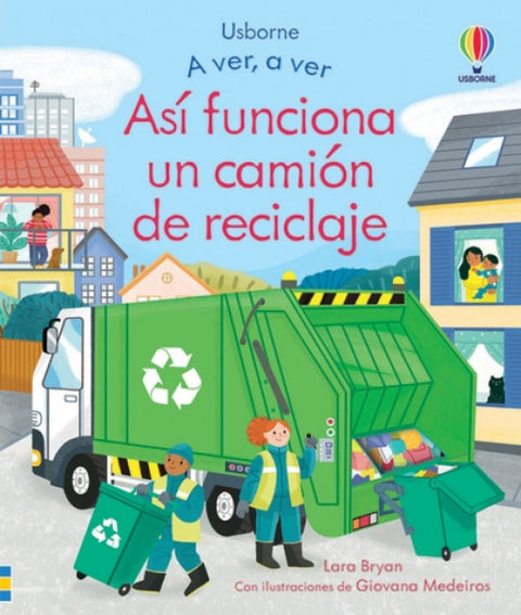  ASI FUNCIONA UN CAMION DE RECICLAJE 
