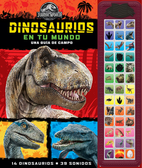  DINOSAURIOS EN TU MUNDO. TESORO DE CUENTOS CON SONIDO JURASSIC WORLD 