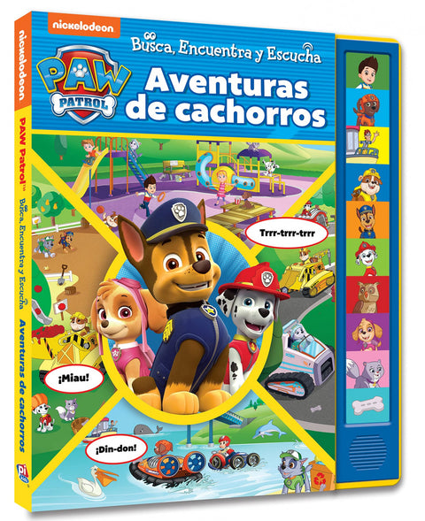  AVENTURAS DE CACHORROS. BUSCA, ENCUENTRA Y ESCUCHA PATRULLA CANINA 