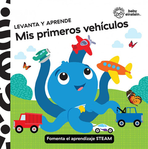  LEVANTA Y APRENDE. MIS PRIMEROS VEHÍCULOS. BABY EINSTEIN 