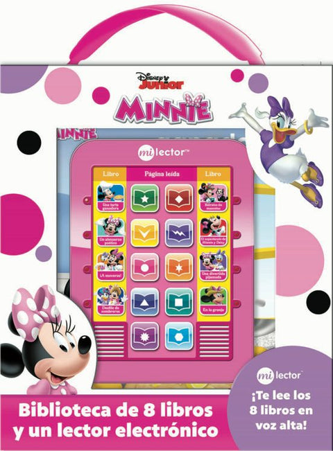  MI LECTOR MINNIE. BIBLIOTECA DE 8 LIBROS Y LECTOR ELECTRÓNICO 