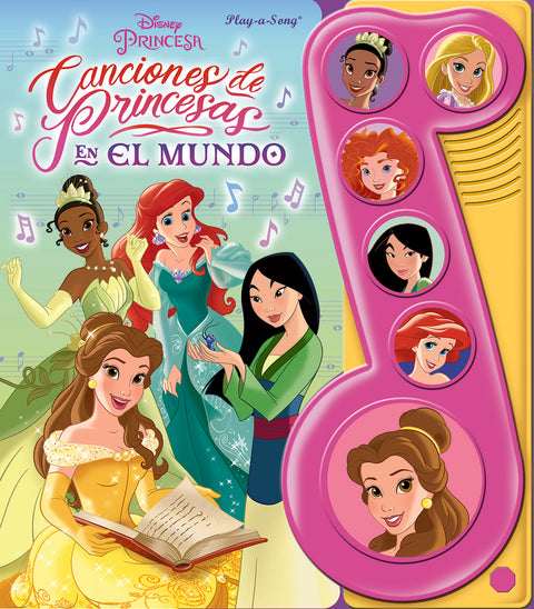  CANCIONES DE PRINCESAS EN EL MUNDO. PRINCESAS DISNEY. LMN 6B 
