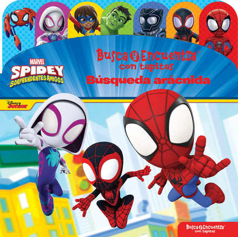  BUSQUEDA ARACNIDA. BUSCA Y ENCUENTRA CON TAPITAS SPIDEY LAF LF 