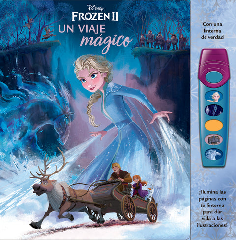  UN VIAJE MÁGICO. LIBRO CON LINTERNA FROZEN II. FAB 