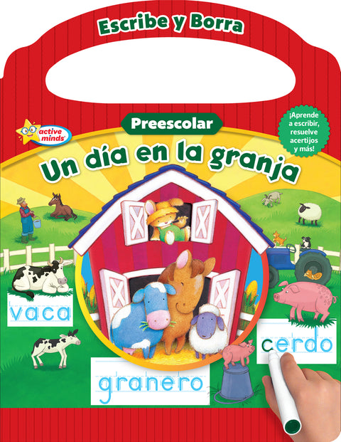  UN DIA EN LA GRANJA. ESCRIBE Y BORRA. 