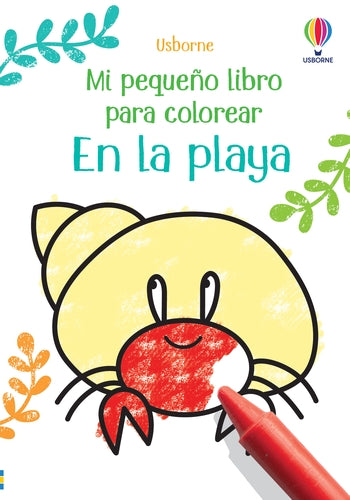  EN LA PLAYA PEQUEÑO LIBRO PARA COLOREAR 