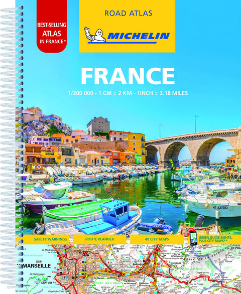  ATLAS FRANCIA - MICHELIN FRANCE ROAD ATLAS (2022) 