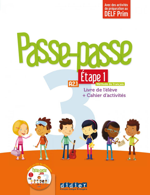  PASSE PASSE 3 ETAPE 1 LIVRE+CAHIER+MP3 