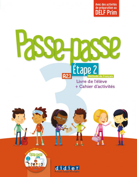  PASSE PASSE 3 ETAPE 2 LIVRE+CAHIER+MP3 