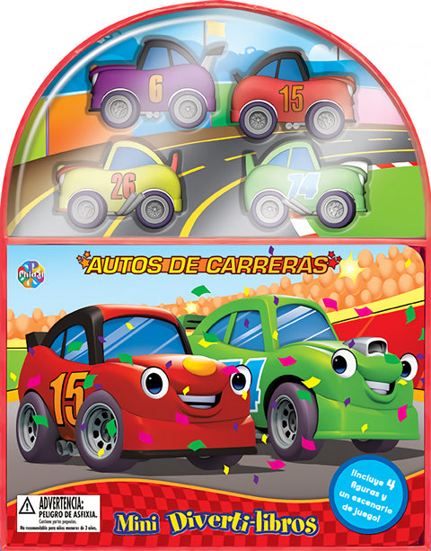  Autos de carreras (Mini Diverti-Libros) 