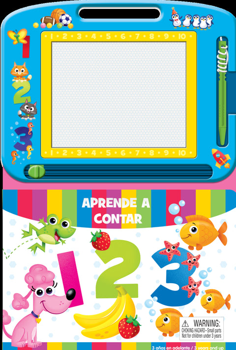 Aprende a contar (Libro+Pizarra magnética) 