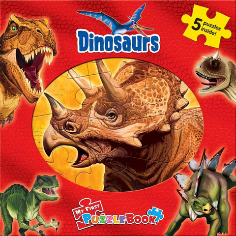  Dinosaurios (Libro+3 puzzles) 