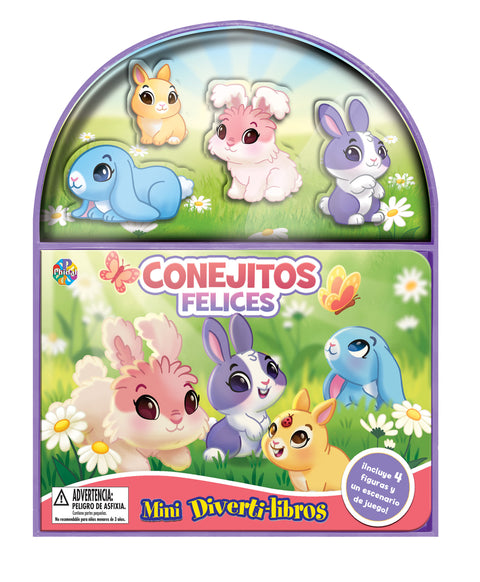  Conejitos felices (Mini Diverti-Libros) 