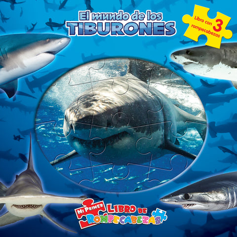  El mundo de los tiburones (Libro+3 puzzles) 