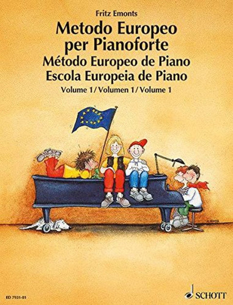  Metodo europeo per pianoforte: vol.1 metodo de piano europeo 