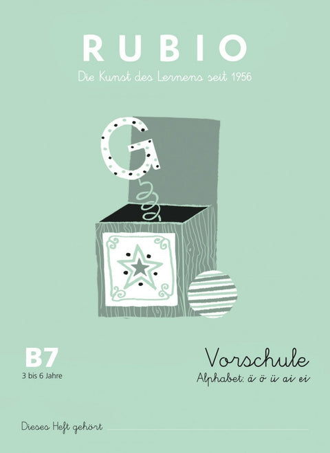  VORSCHULE B7 ZHALEN &amp;BUCHSTABEN 