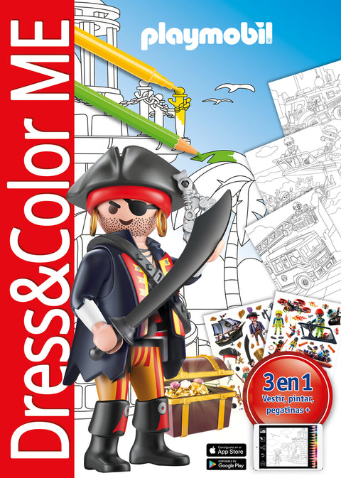  Playmobil piratas (Dress &amp;color ME A4) 