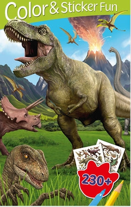  Dinosaurios (3D Lenticular) ('Color &amp;Sticker Fun') 