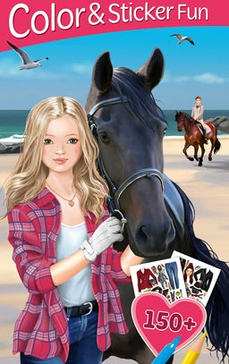  Caballos (3D Lenticular) ('Color &amp;Sticker Fun') 
