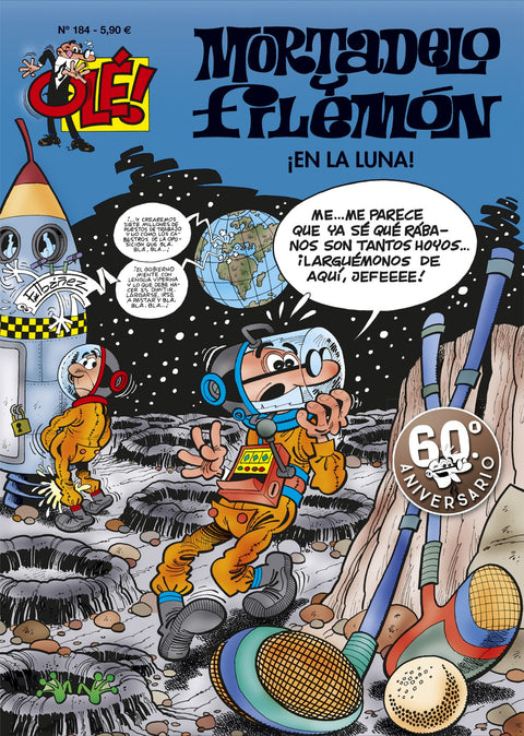  ¡En la luna! (Olé! Mortadelo 184) 