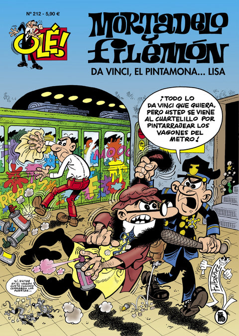  Da Vinci, El Pintamona... Lisa (Olé! Mortadelo 212) 