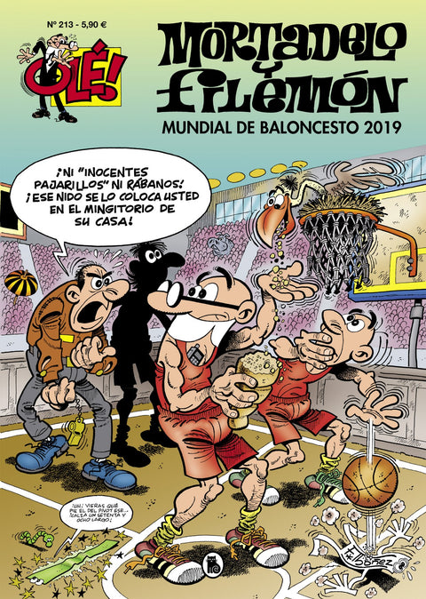  Mundial de baloncesto 2019 (Olé! Mortadelo 213) 